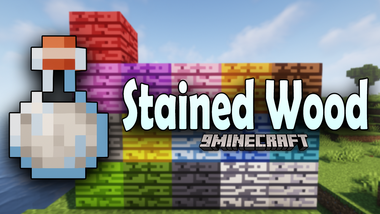 Stained Wood Mod 1 18 2 1 17 1 Decorative Wood Blocks 9minecraft Net