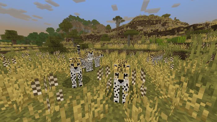 yCreatures Savanna Addon (1.19) - 40+ Wildlife Animals - 9Minecraft.Net