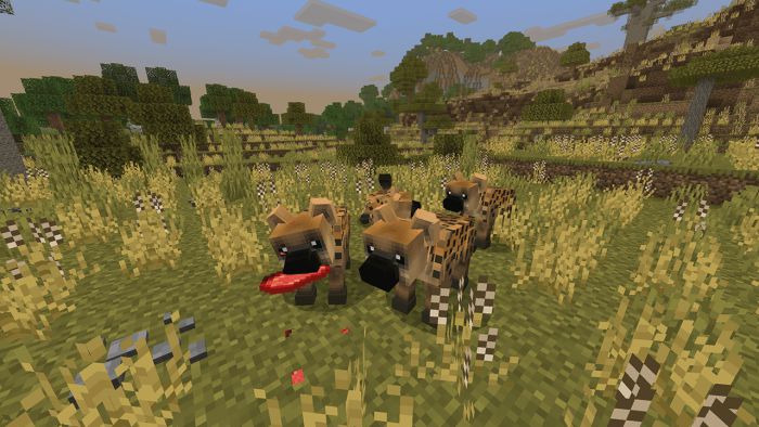 yCreatures Savanna Addon (1.19) - 40+ Wildlife Animals - 9Minecraft.Net