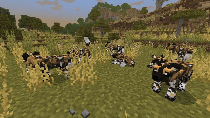 yCreatures Savanna Addon (1.19) - 40+ Wildlife Animals - 9Minecraft.Net