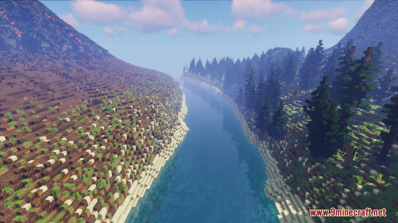 Minecraft Earth Map 1:4000 scale 1.20.2/1.20.1/1.20/1.19.2/1.19.1