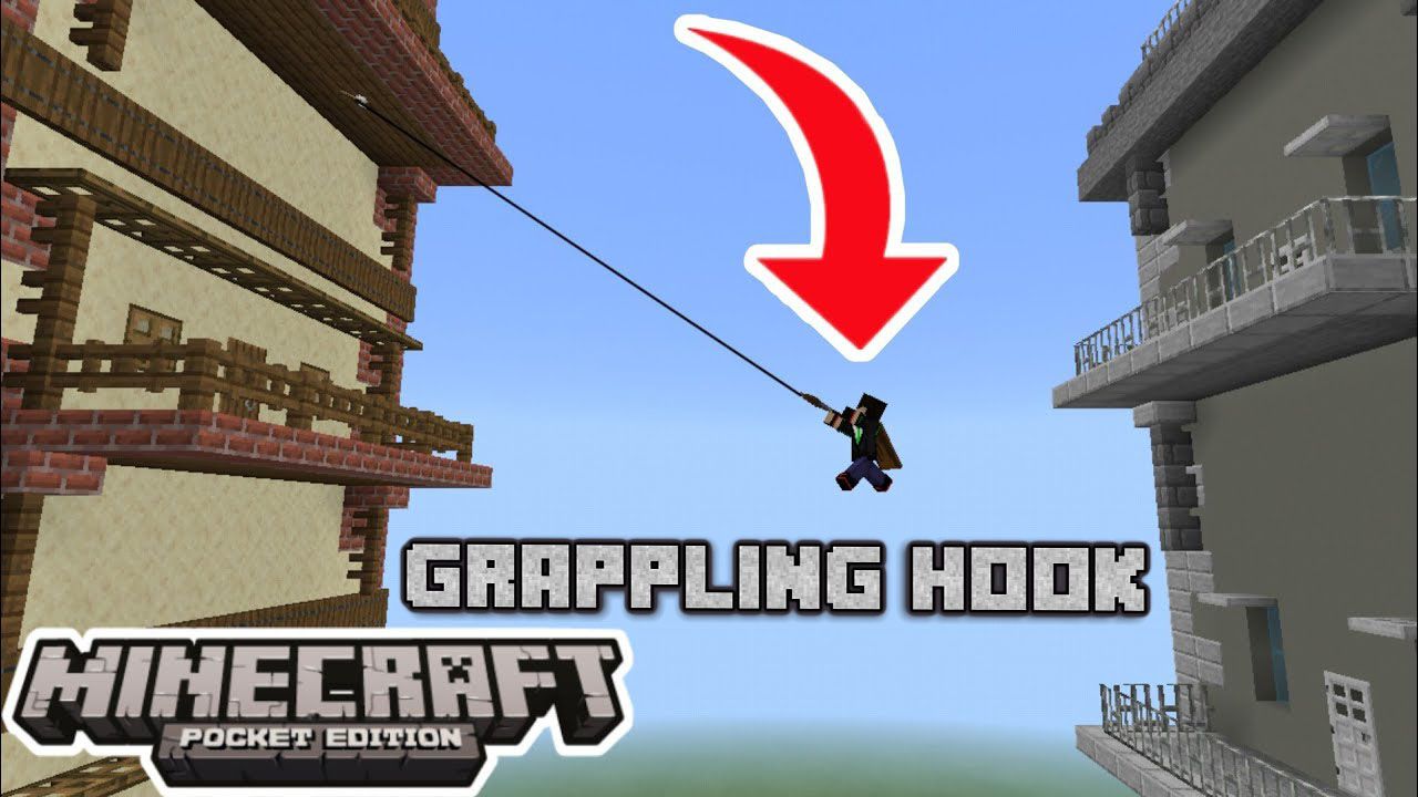 ✔️How To Get A Working Grapple Hook In Minecraft Java With One