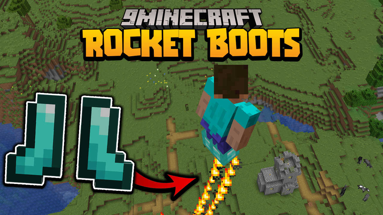 Rocket Boots Data Pack 1 19 2 1 18 2 Launch You Into The Sky 9minecraft Net