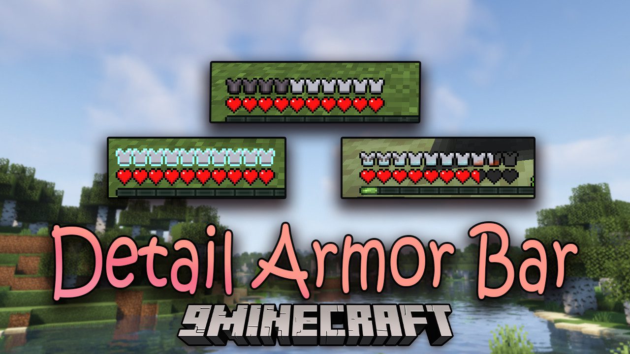 Overloaded Armor Bar Mod para Minecraft 1.20.1, 1.19.2, 1.18.2 y 1.16.5