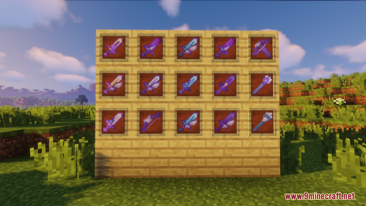 Enchanted Swords (Weapons) Resource Pack 1.19 / 1.18