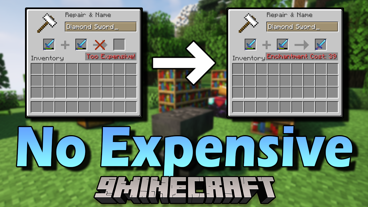 No Expensive Mod 1 19 1 1 18 2 It S Easier To Upgrade Your Gear 9minecraft Net