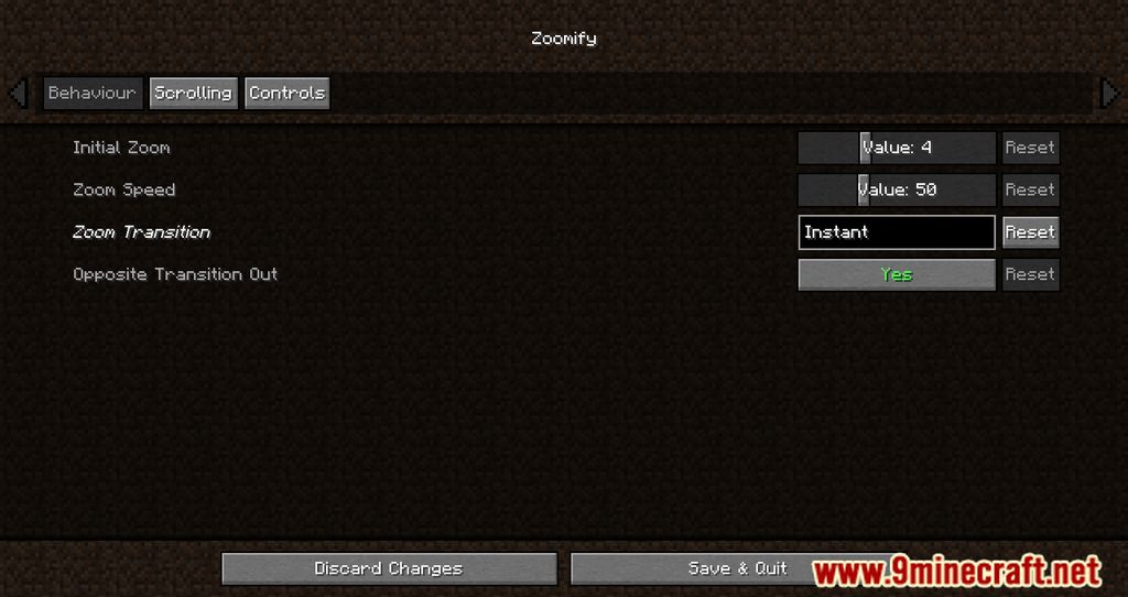 Zoomify Classic - Minecraft Mod