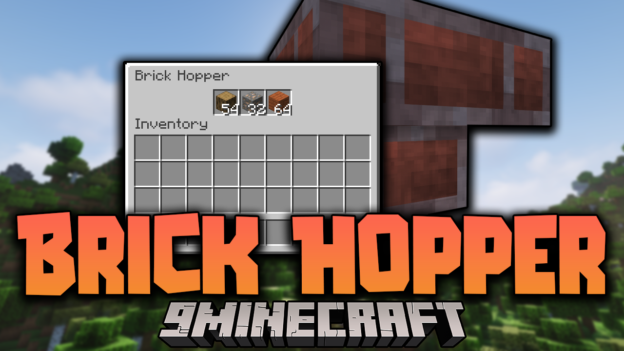 Brick Hopper Mod 1 19 2 1 18 2 Rudimentary Hopper 9minecraft Net