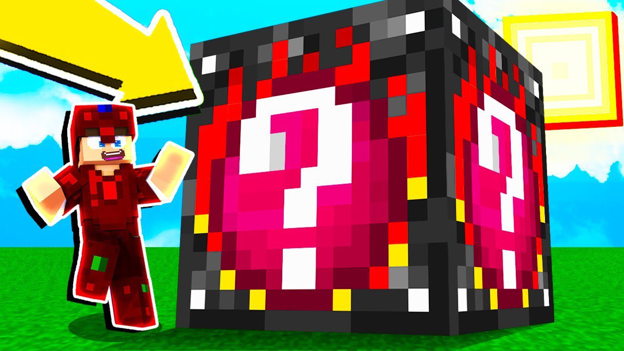 Lucky Block Red Mod for Minecraft 1.9/1.8.9/1.7.10
