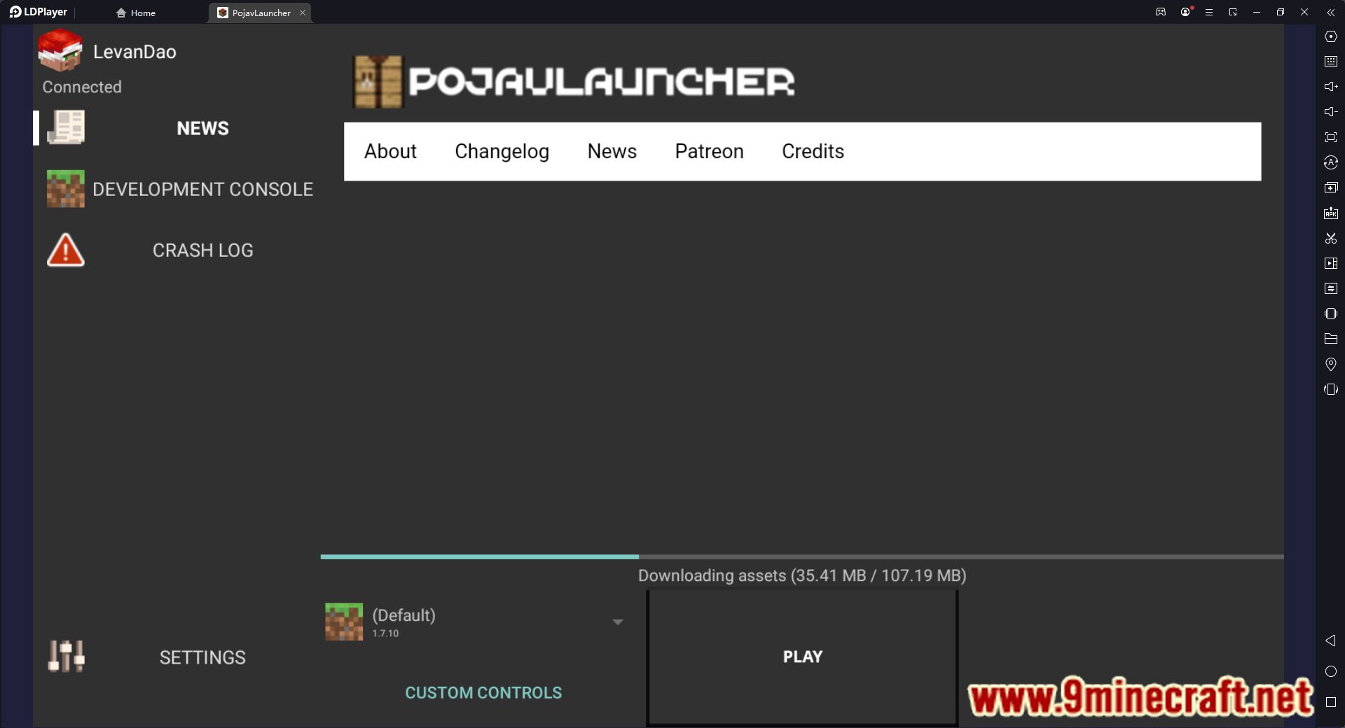 pojav launcher account