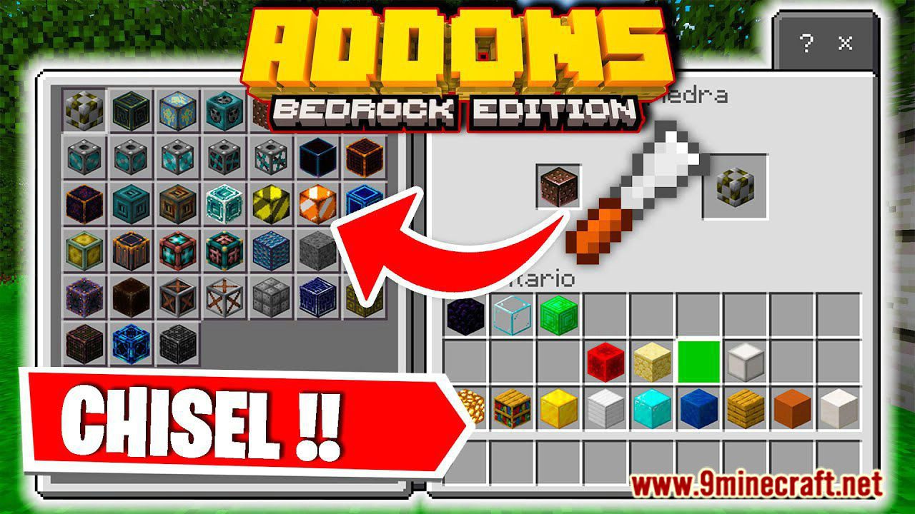 can you get chisel and bits on bedrock?