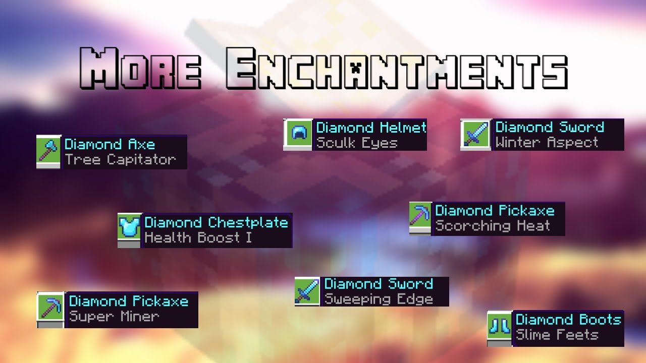 Mo' Enchantments Mod (1.20.1, 1.19.4) - 30+ New Enchantments -  9Minecraft.Net