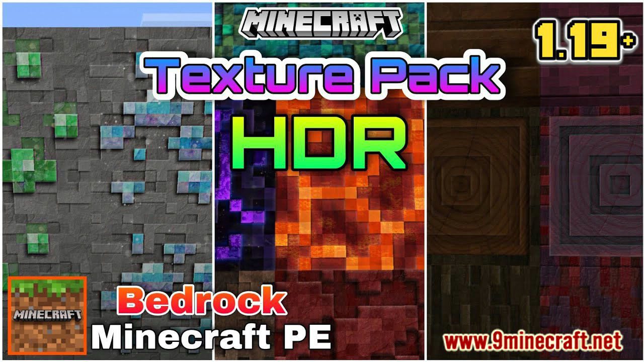 Minecraft PE Bedrock Texture Packs For MCPE 1.20.15, 1.19.83