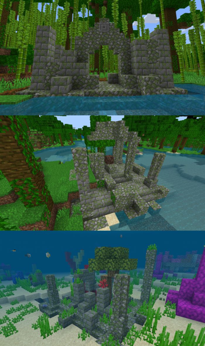 Abandoned & Ruin Structures for Minecraft Pocket Edition 1.20
