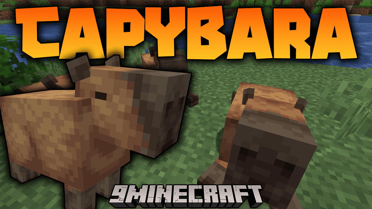 CAPIVARAS no MINECRAFT 1.21? #minecraft #capivara #capybara #minecraft