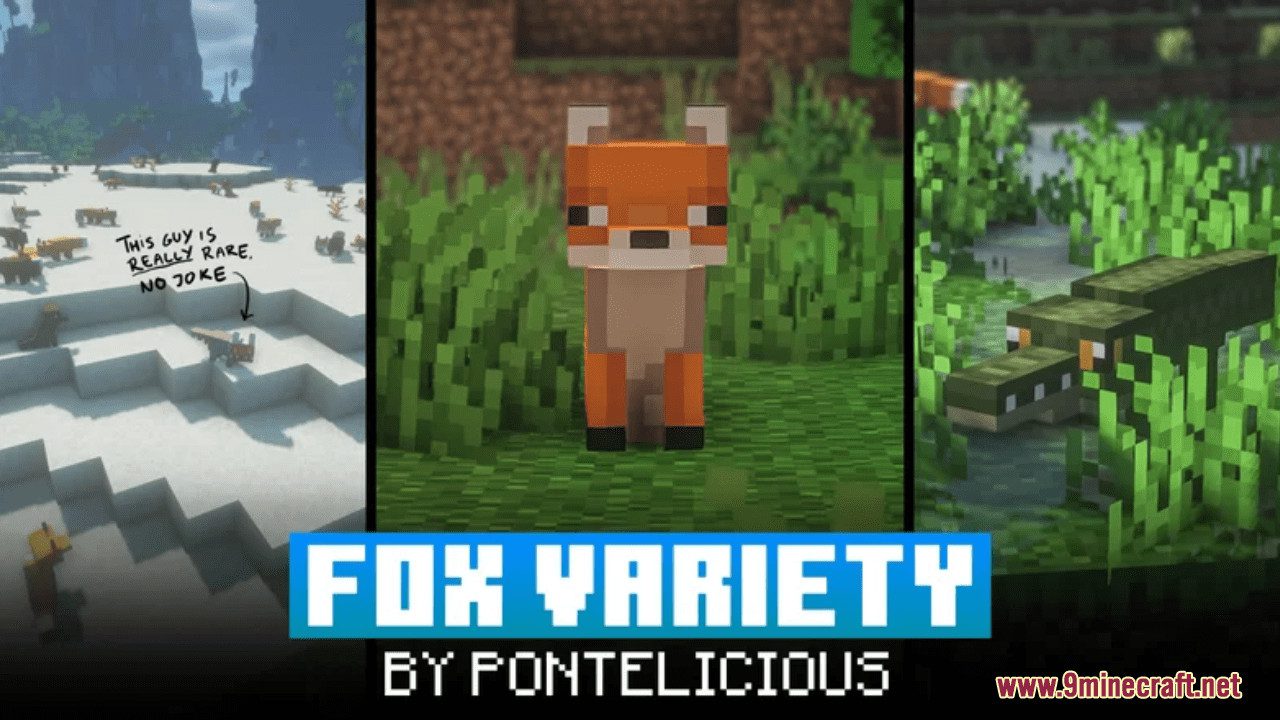 Fox Variety Resource Pack (1.19.2, 1.18.2) - Texture Pack - Mc-Mod.Net