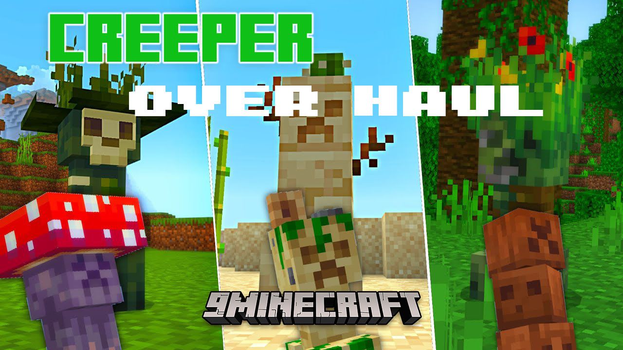 Creeper Overhaul - Minecraft Mod Showcase Forge/Fabric 1.18.2