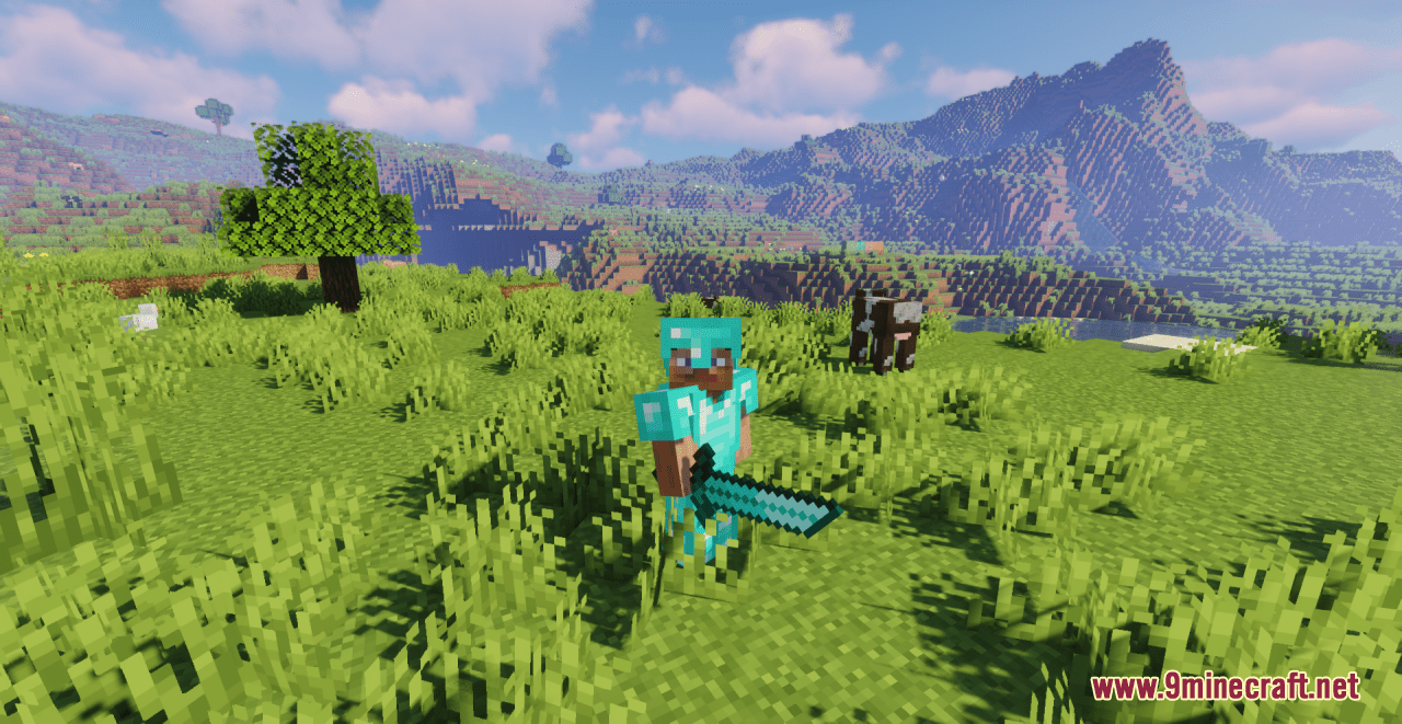 Sophie 💖 on X: VOXEL SWORDS for #minecraft A resource pack which