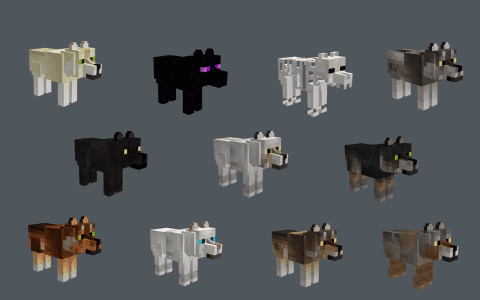 Another Better Wolves Texture Pack MCPE 1 