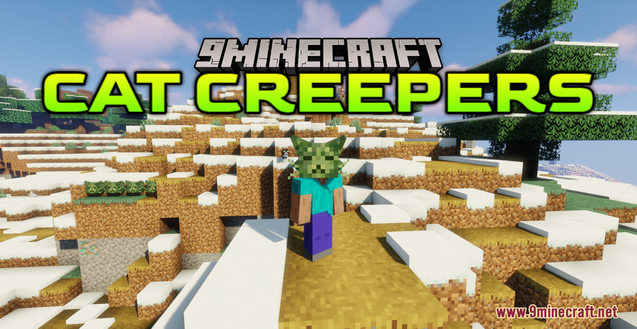 Cat Creepers Resource Pack (1.20.1, 1.19.4) - Texture Pack ...