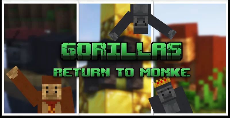 Gorilla Tag In Minecraft Minecraft Mod
