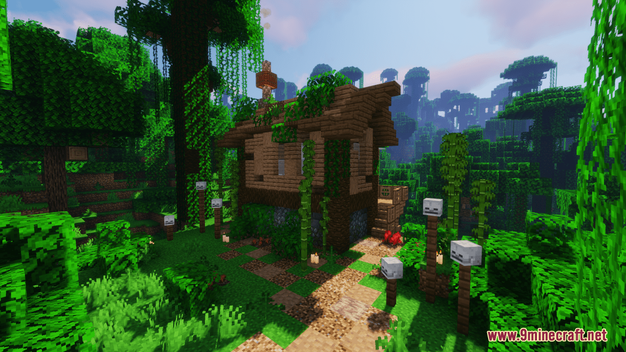 Cottage By The Jungle [1.3.2] Minecraft Map