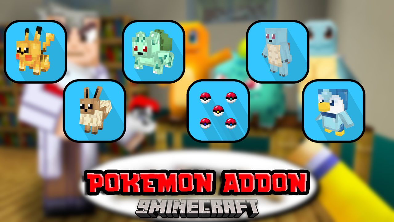 Pixelmon Bedrock Addon (1.18) - Pokémon Mod For Bedrock Edition 