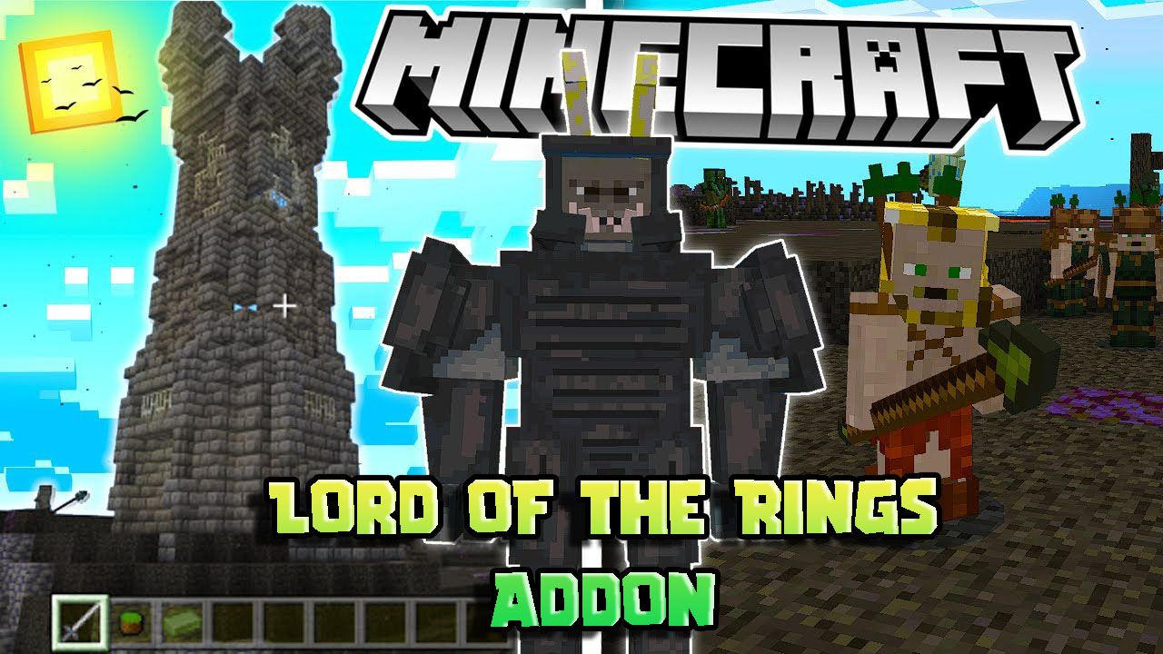 lord of the rings minecraft texture pack