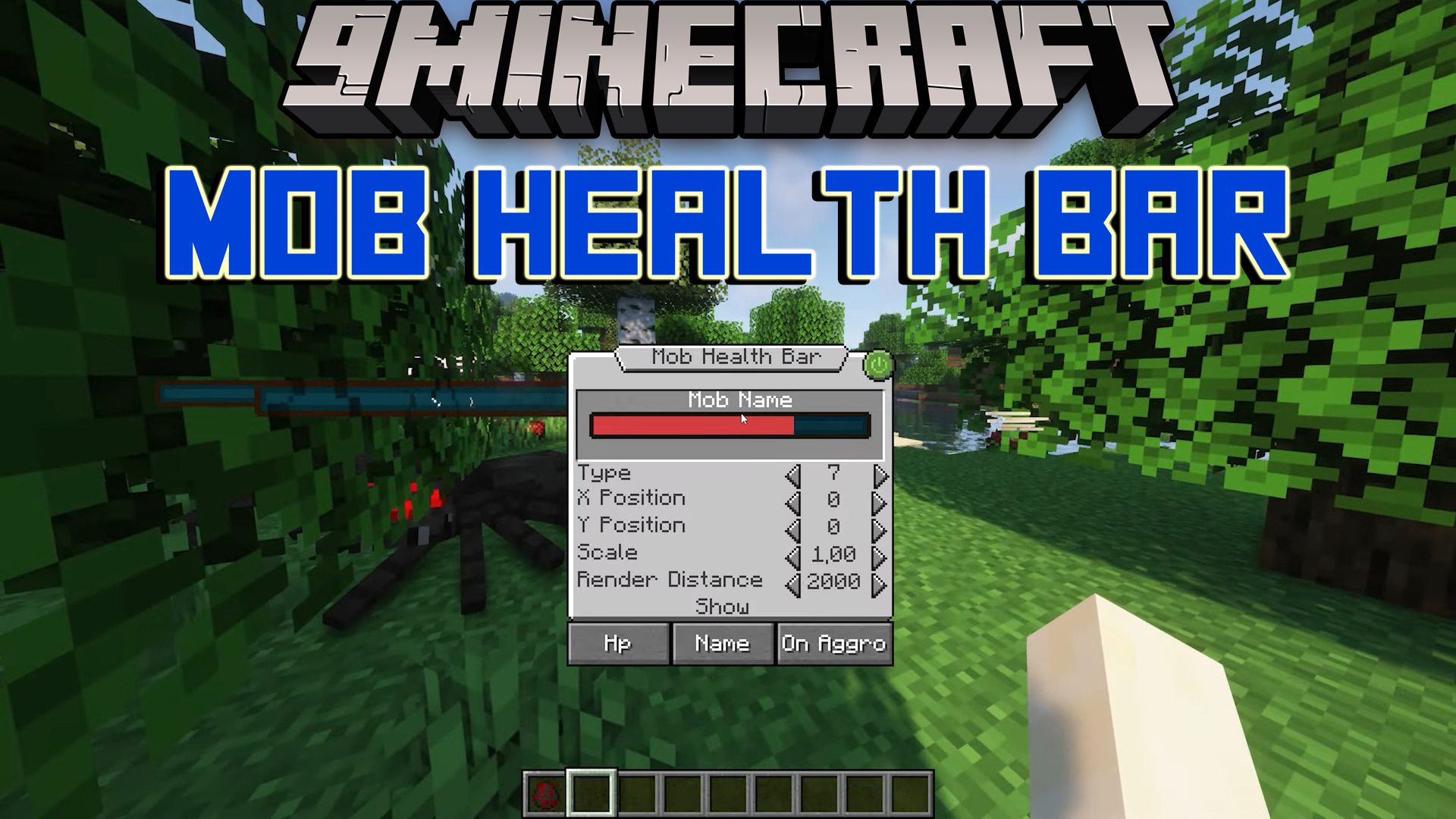 Mob Health Bar Mod (1.19.5, 1.19.4) – Phong cách mới của Thanh sức khỏe ...