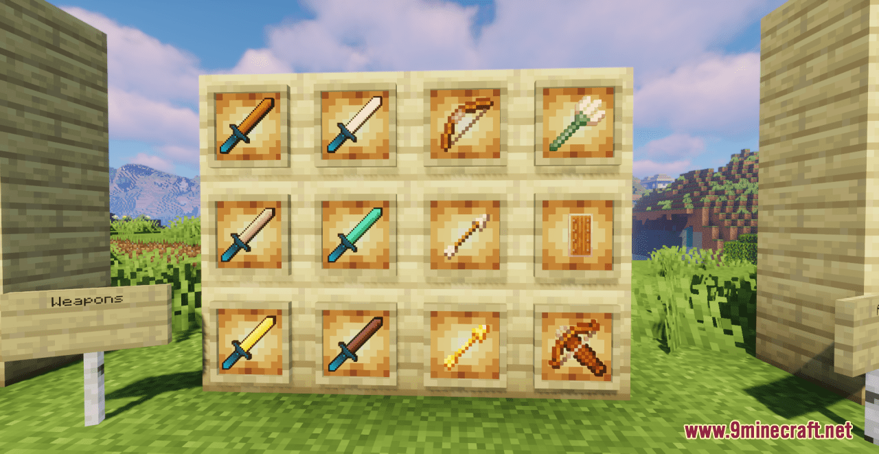 RPG PVP Swords and Tools Resource Pack (1.21, 1.20.1) - Texture Pack ...