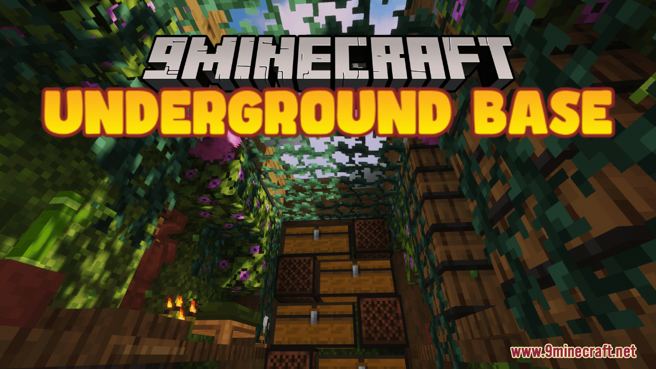 Redstone underground base Minecraft Map