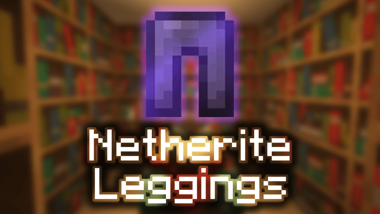 Advanced Netherite Leggings  How to craft advanced netherite