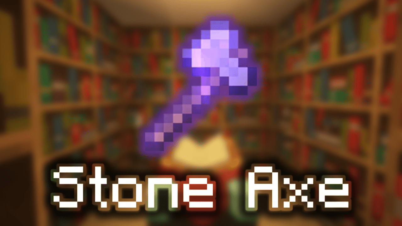 minecraft stone axe recipe