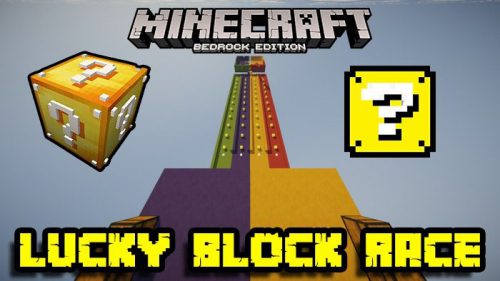 Lucky Block Race (No MODS) Minecraft Map
