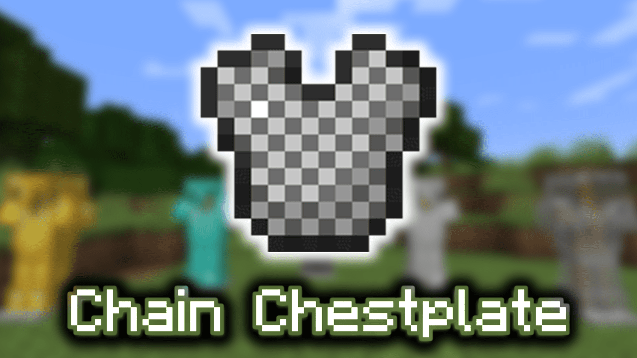 Can you craft a chainmail armor with chains in Minecraft? - Quora
