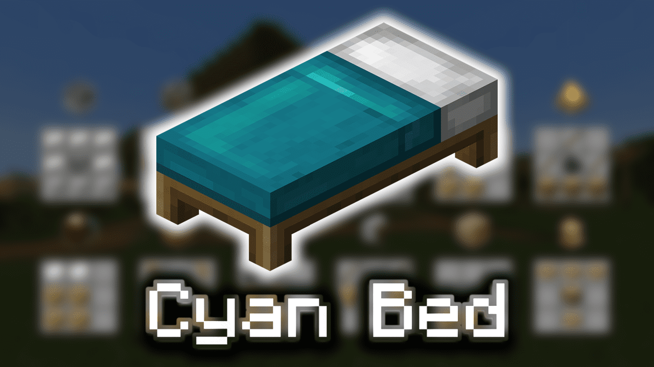 Cyan Bed Wiki Guide 9Minecraft Net