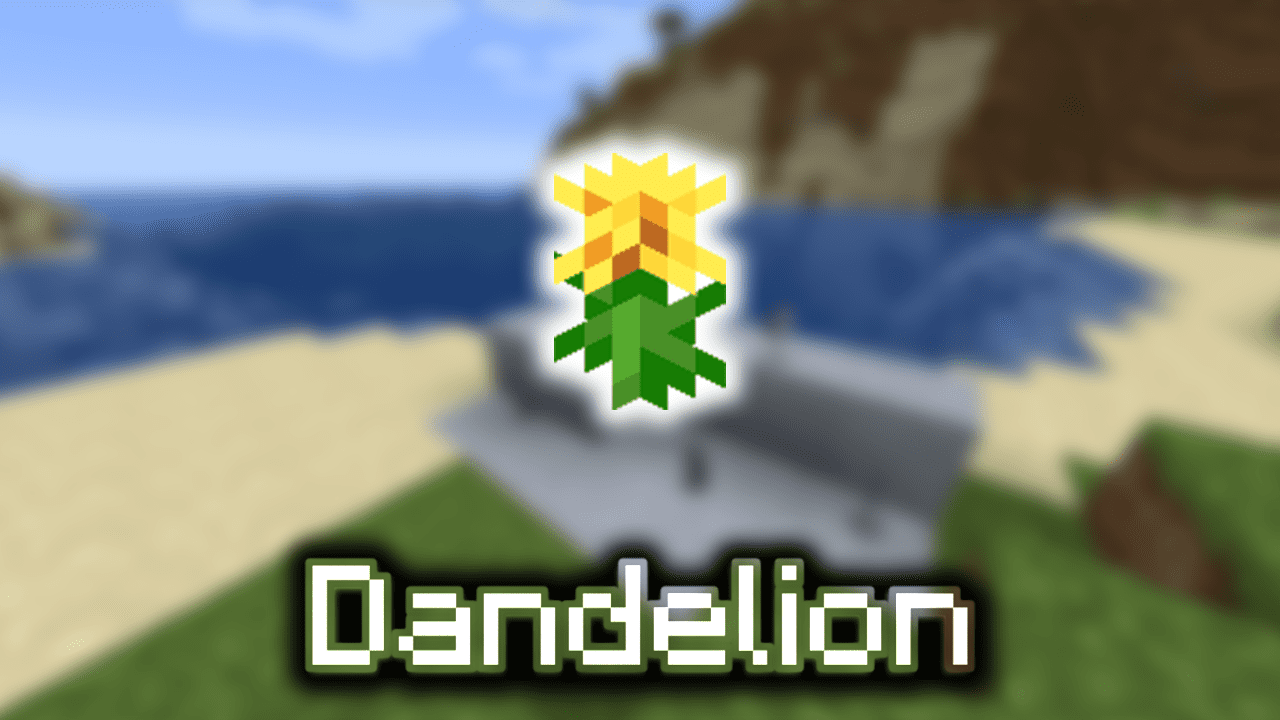 Dandelion - Wiki Guide - 9Minecraft.Net