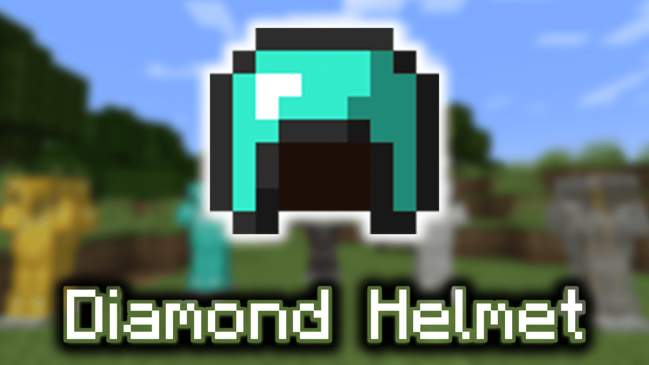 minecraft diamond helmet