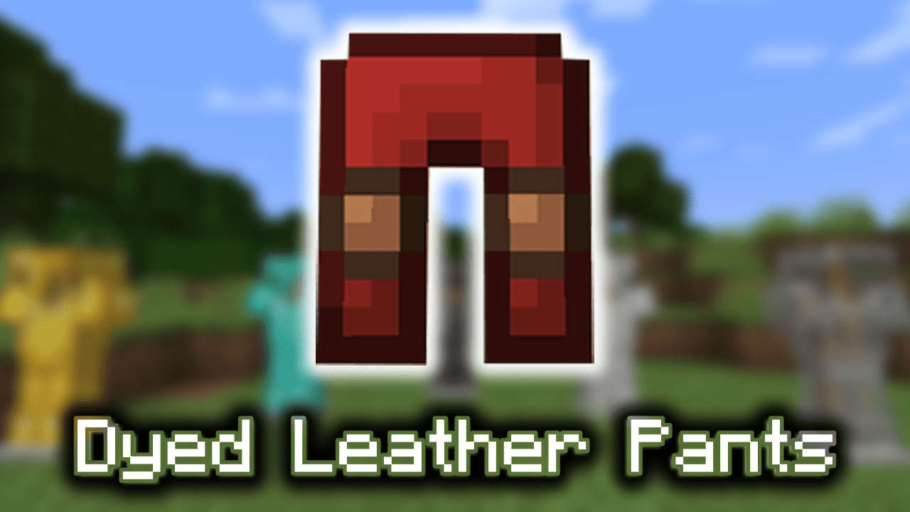 Minecraft Survival: How to Make Green Leather Pants 