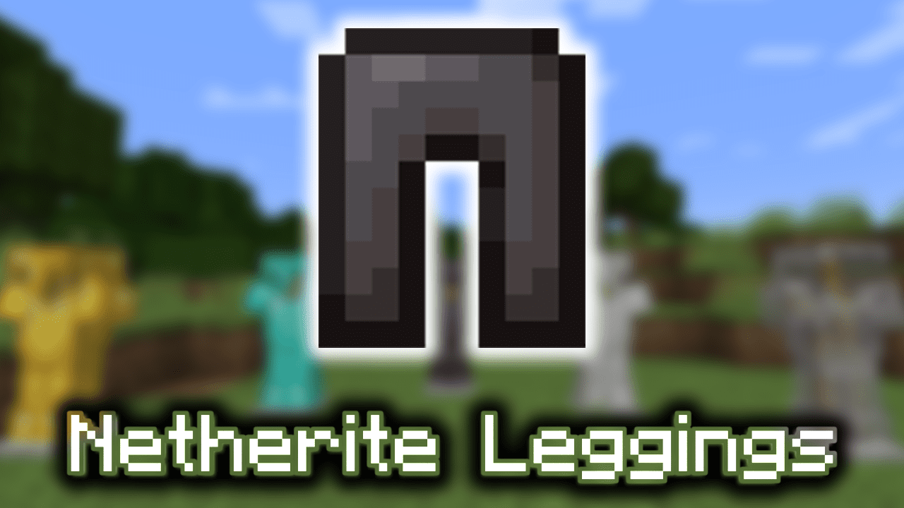 Netherite Leggings in Minecraft  Armor minecraft, Minecraft, Minecraft  creations