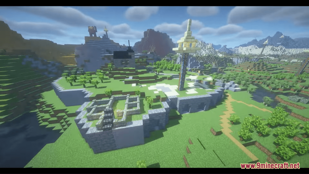 Zelda: Breath of The Wild map (close to 1:1 scale) Minecraft Map