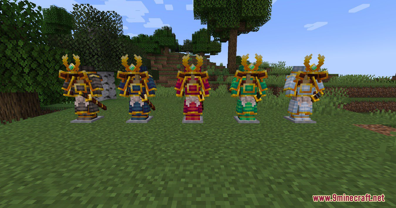 Epic Samurai's Mod (1.20.1, 1.19.2) - 3D Samurai Armor Set - 9Minecraft.Net