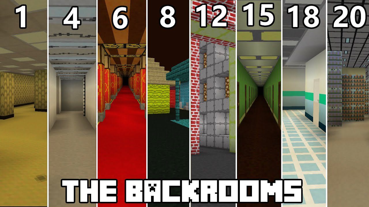 The Backrooms Decoration Blocks for Minecraft Pocket Edition 1.18