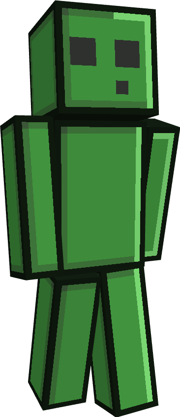 Fresh Creeper Minecraft Mob Skin