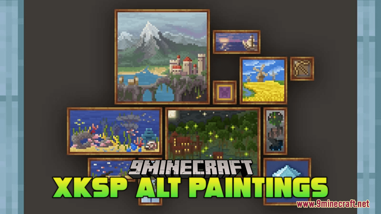 minecraft default paintings
