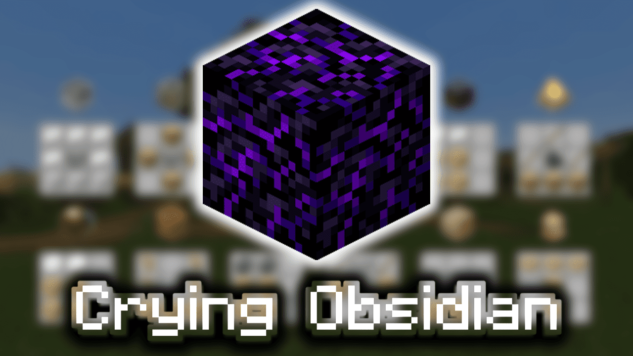 1 Crying Obsidian Block Tutorials 