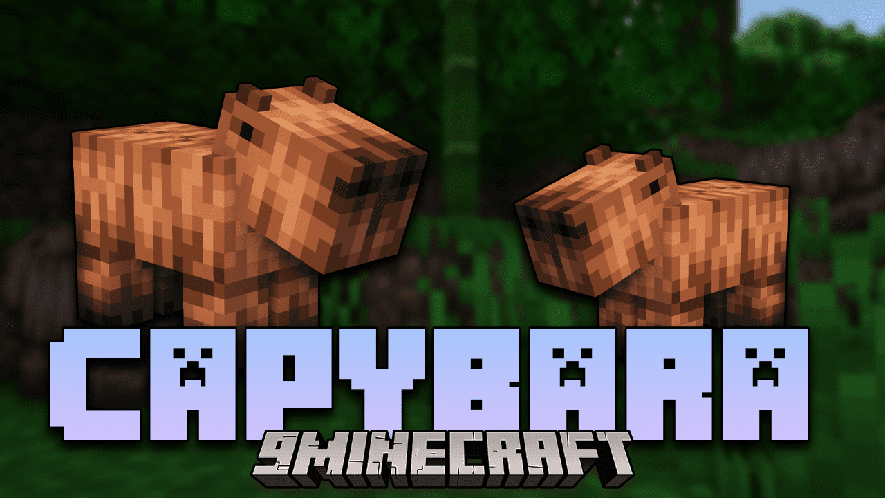 Capybara Mod (1.20.2, 1.19.3) - New Creatures Appear In The Jungle 
