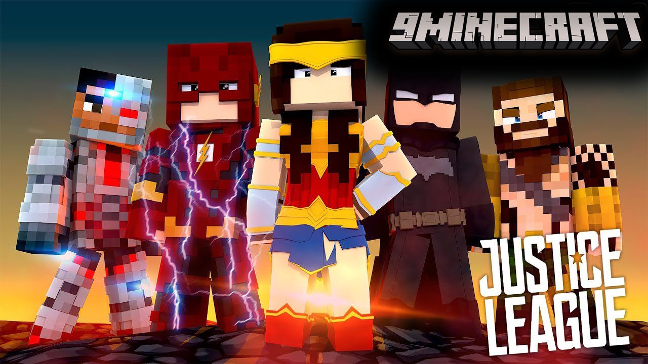 DCEU Justice League Characters In Minecraft (Legends Mod) - Epic