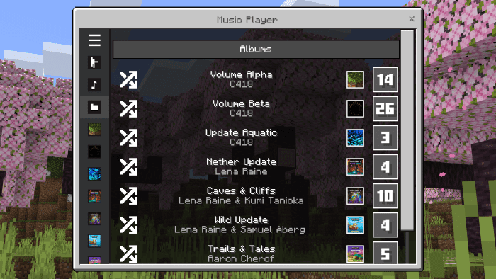 Minecraft 1.16.5 - Music Player mod 