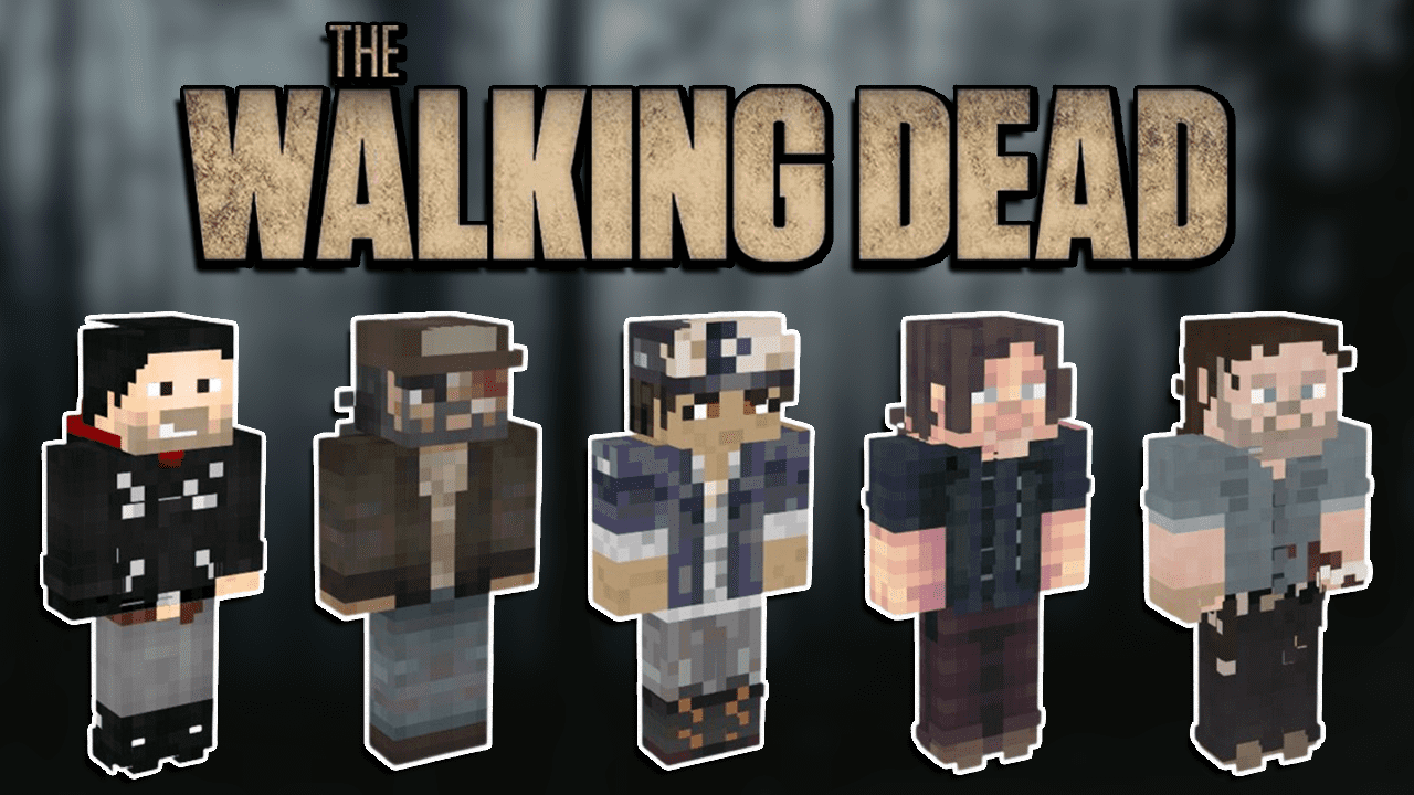 The Coolest Minecraft Skins From The Walking Dead In 2023 9minecraftnet 